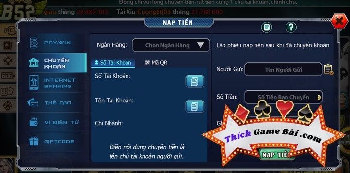 B52 Club hiện thuộc Top 3 cổng game bài hay nhất Việt Nam. Cùng kênh Thích Game Bài đánh giá chi tiết B52 Game - B52 Play - B52 tài xỉu đổi thưởng uy tín.