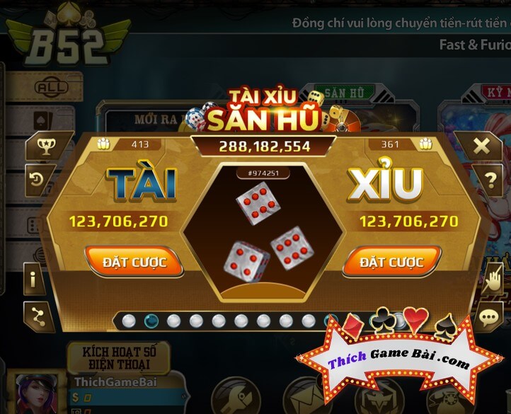 B52 Club hiện thuộc Top 3 cổng game bài hay nhất Việt Nam. Cùng kênh Thích Game Bài đánh giá chi tiết B52 Game - B52 Play - B52 tài xỉu đổi thưởng uy tín.