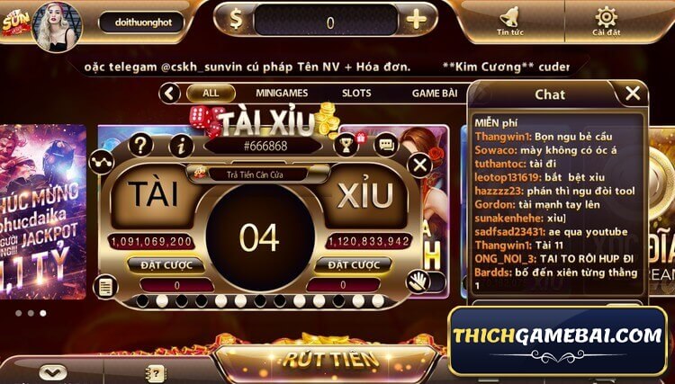 SunWin tài xỉu đang là top 1 game bài thịnh hành nhất Việt Nam. Cùng kênh Thích Game Bài đánh giá chi tiết SunWin club và tìm hiểu cách tải SunWin apk về máy.