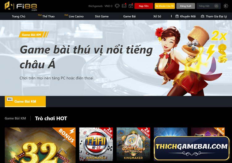 Đánh bài online fi88 đang được khá nhiều anh em ưa chuộng. Vậy fi8899 có gì? quay hũ đổi thưởng fi88 liệu có kiếm được tiền? Cùng Thích Game Bài làm rõ!