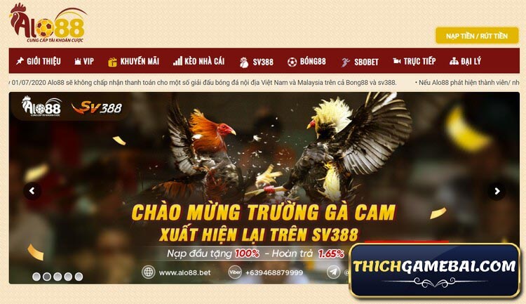 Alo88 là gì? ALO88 là cổng game đang nắm giữ nhiều nhà cái bóng đá hiện nay. Vậy Alo88 bet có gì ? Thông tin Alo88 lừa đảo là đúng hay sai? Hãy cùng làm rõ!
