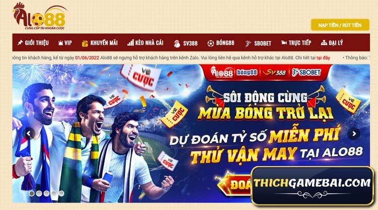 Alo88 là gì? ALO88 là cổng game đang nắm giữ nhiều nhà cái bóng đá hiện nay. Vậy Alo88 bet có gì ? Thông tin Alo88 lừa đảo là đúng hay sai? Hãy cùng làm rõ!
