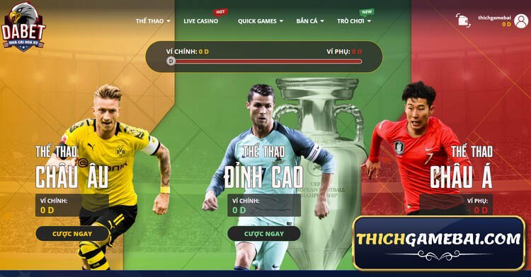 DABET Me cá độ hàng đầu tại Hoa Kỳ đã xuất hiện. Cùng kênh Thích Game Bài đánh giá và tìm link tải Dabet vip - Dabet88 - Dabet info mới nhất cho anh em.