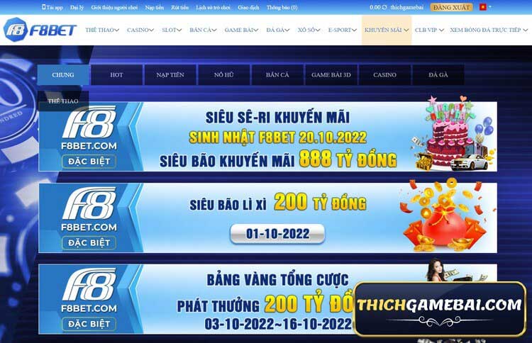 F8BET Com khuynh đảo thị trường game cá độ, cá cược trực tuyến hiện nay. Cùng Thích Game Bài đánh giá f8bet shop - f8bet top và tải f8bet0 mới nhất.