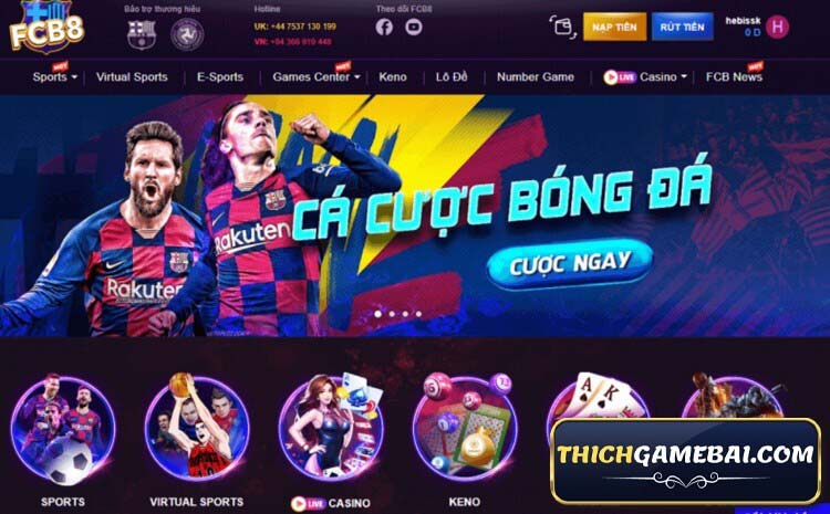 Fcb8 vip liệu có phải nhà cái của Barca ? Fcb8 khuyến mãi gì khi WC sắp đến? link vào Fcb8 ra sao và đăng nhập fcb8 thế nào? Cùng đánh giá chi tiết Fcb8vip nhé!