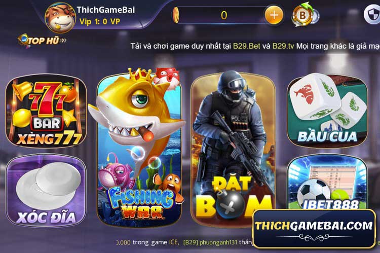 B29 win cổng game quốc tế đang rất được AE yêu thích. Vậy B29 bet có gì hay? Link tải b29 Apk - B29 club ở đâu? Hãy cùng đi tìm link B29 chơi trực tuyến !