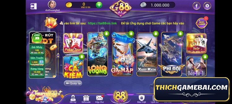 Gamvip g88 - cổng game quốc tế,  là một trong nhiều thương hiệu game của tập đoàn Vin - 88Vin. Cùng Thích Game Bài đánh giá và tải gamvip g88 phiên bản mới. 