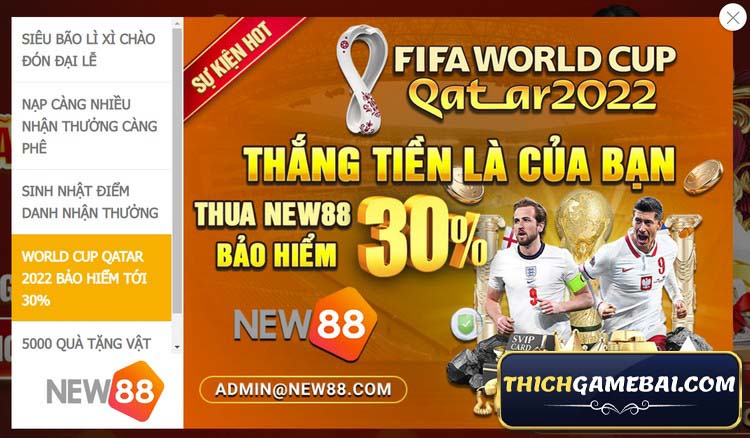 New88 là nhà cái thể thao rất nổi tiếng. Cùng Thích Game Bài đánh giá New 88 club và tìm link tải mới nhất, không bị chặn của New888 - New881 - New8811. 