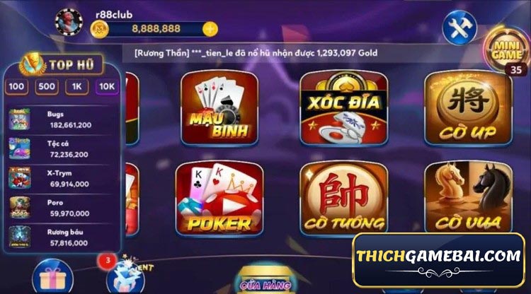 Cổng game trực tuyến R88 hiện đã có giao diện mới. Vậy r88vin có bổ sung gì? r88 vin shop có game gì hay? cách tải game r88 ở đâu uy tín? Hãy cùng phân tích!