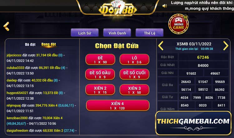 Dom88 Club là cổng game bài liên tục bị chặn vì độ Hot của nó. Do vậy việc tải Dom88 là vô cùng khó khăn. Cùng kênh Thích Game Bài đánh giá Dom 88 tài xỉu này!