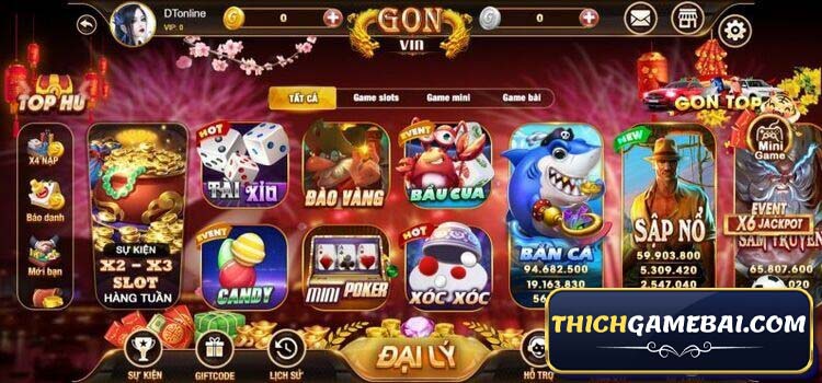 Gon Vin là cổng game bài đầy màu sắc với đồ họa rất đẹp. Tuy nhiên tính năng nạp rút GonVin còn mang nhiều lăn tăn cho game thủ. Đó là gì? Hãy cùng giải đáp!