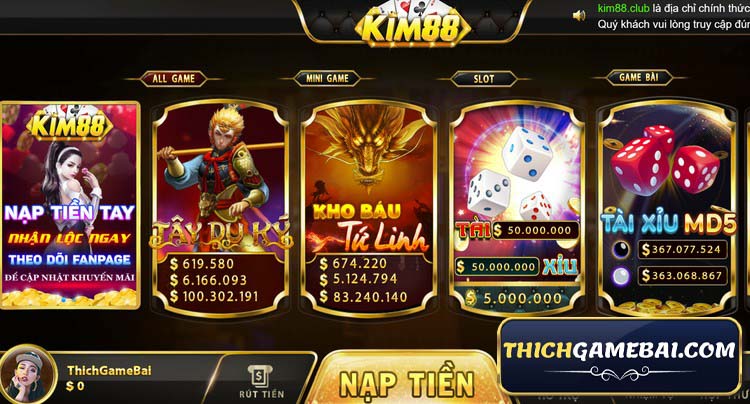 Kim88 Casino là nhà cái đổi thưởng mới ra mắt gần đây. Vậy Kim88 Club có trò gì hay ? Liệu khuyến mãi có khủng? Cùng kênh Thích Game Bài phân tích làm rõ!