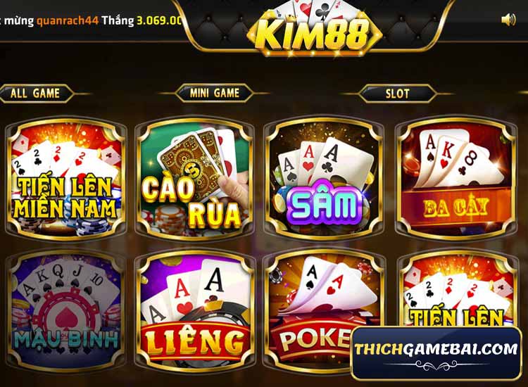 Kim88 Casino là nhà cái đổi thưởng mới ra mắt gần đây. Vậy Kim88 Club có trò gì hay ? Liệu khuyến mãi có khủng? Cùng kênh Thích Game Bài phân tích làm rõ!