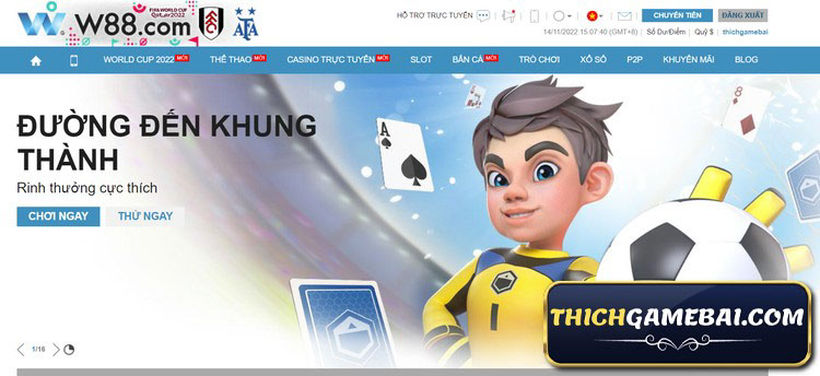 W88 - w88ai đang làm mưa làm gió thị trường bóng đá. Cùng kênh Thích Game Bài tìm link chuẩn của w88, cách đăng ký w88, đăng ký w88 và link vào w88 mới nhất!