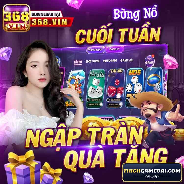 368vin là cổng game bài mới ra mắt và rất được đầu tư về chất lượng. Cùng kênh Thích Game Bài đánh giá chi tiết nhà cái này xem có gì hay nhé!