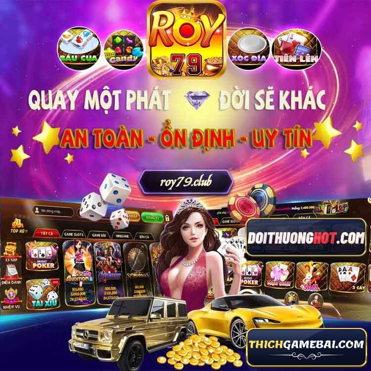 Game Roy79 Club là cổng game bài với tính năng và đồ học chất lượng cao. Cùng kênh Thích Game Bài đánh giá và tìm link tải Roy79 apk mới nhất về máy nhé!