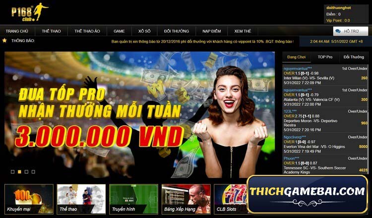 P168 club là một trong những địa điểm yêu thích của anh em cược thủ. Vậy giá trị p1682 code là bao nhiêu? p168 slot - p168 game đổi thưởng có gì hấp dẫn?