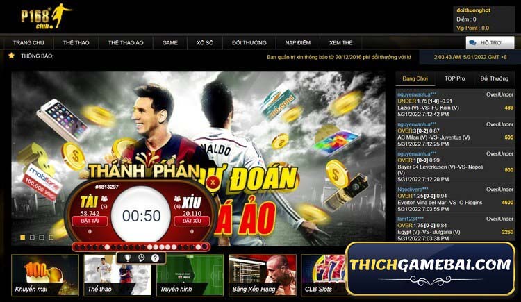 P168 club là một trong những địa điểm yêu thích của anh em cược thủ. Vậy giá trị p1682 code là bao nhiêu? p168 slot - p168 game đổi thưởng có gì hấp dẫn?