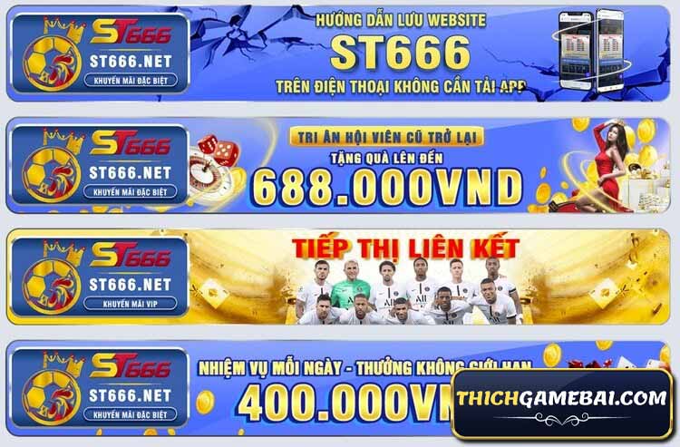 Nhà cái ST666 - St6666 đang nổi lên như là sân chơi game bài rất uy tín cho giới trẻ. Vậy link đăng nhập st666 ở đâu? Hãy cùng kênh Thích Game Bài làm rõ!