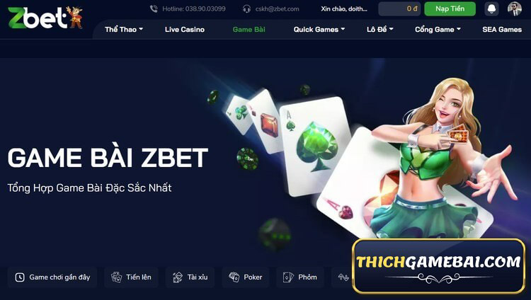 Nhà cái ZBET - Zbetvn là một địa chỉ quen thuộc mà của rất nhiều các game thủ. Cùng Thích Game Bài tìm hiểu và tải game Zbet - Zbet68 - Zbet88 mới nhất.