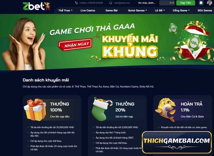 Nhà cái ZBET - Zbetvn là một địa chỉ quen thuộc mà của rất nhiều các game thủ. Cùng Thích Game Bài tìm hiểu và tải game Zbet - Zbet68 - Zbet88 mới nhất.