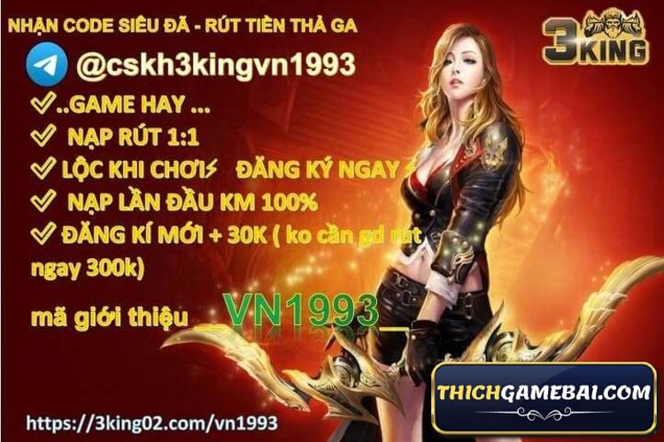 Review 3King - 3KingBet | Best Casino & Game Đổi Thưởng hiện nay. Cùng kênh Thích Game Bài đánh giá và tìm Link tải nhà cái 3KingGames mới nhất.