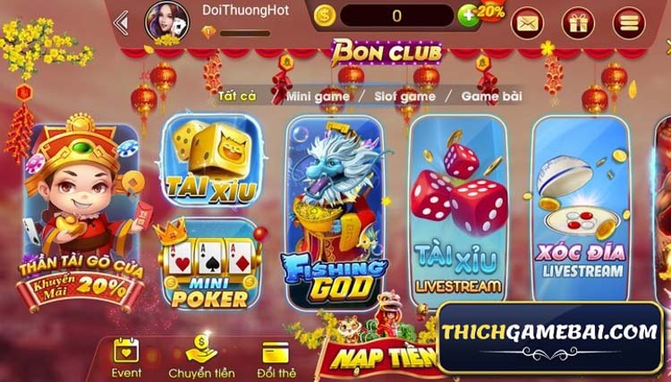 thich game bai reviews nha cai Bon Club 8