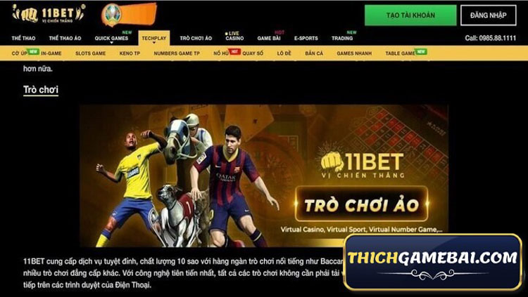 Đánh giá chi tiết nhà cái 11Bet - Nhà cái uy tín, đa dạng thể loại game, hỗ trợ nhiều phương thức giao dịch và chăm sóc khách hàng tận tình.