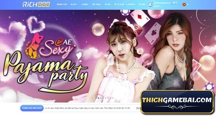 Nhà cái Rich888 Bet- Trải nghiệm cá cược tuyệt vời với đa dạng trò chơi, khuyến mãi hấp dẫn và giao dịch nhanh chóng. Rất uy tín và đáng tin cậy!